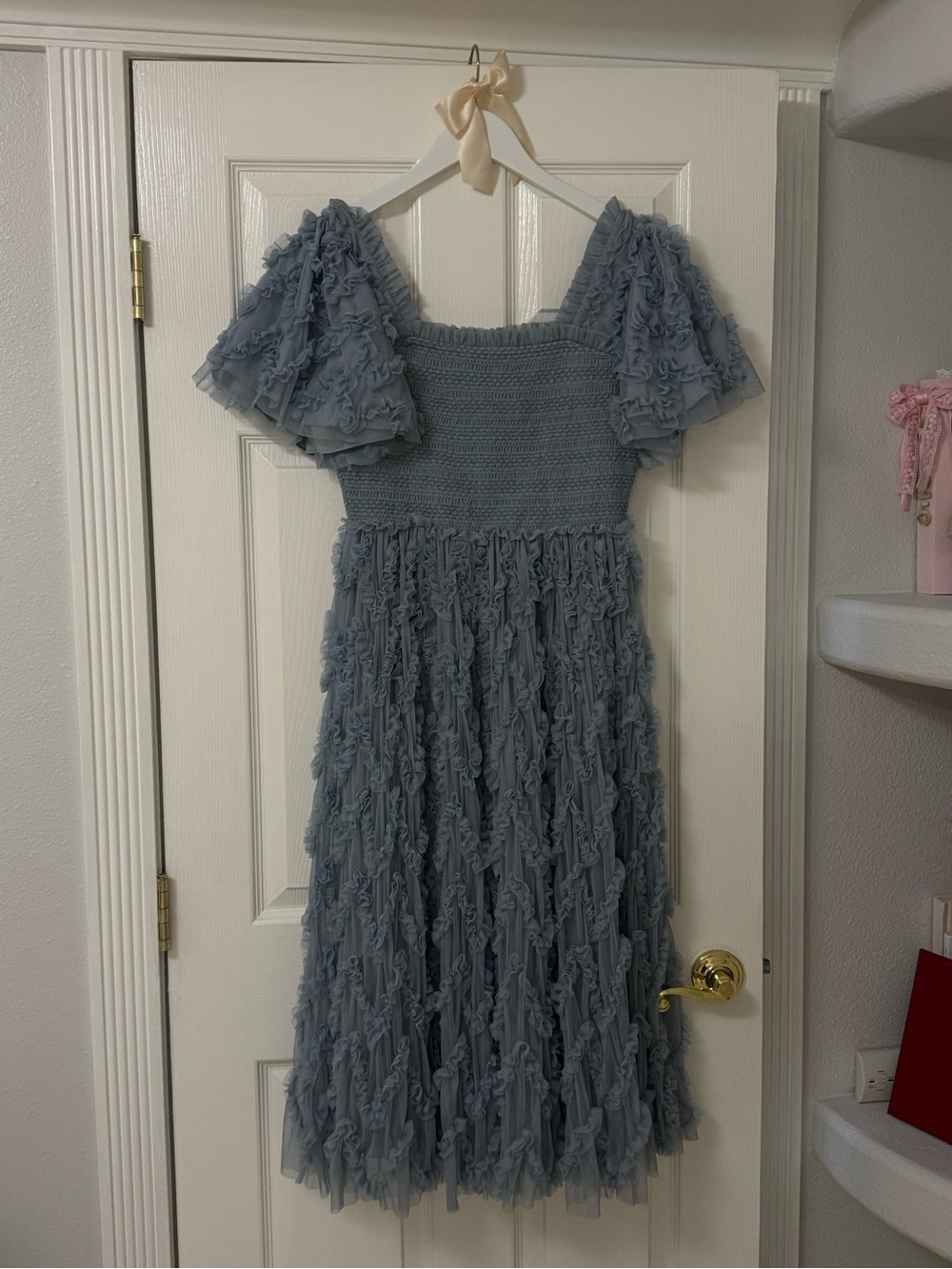Ivy City Co Cloud 9 dress in Blue